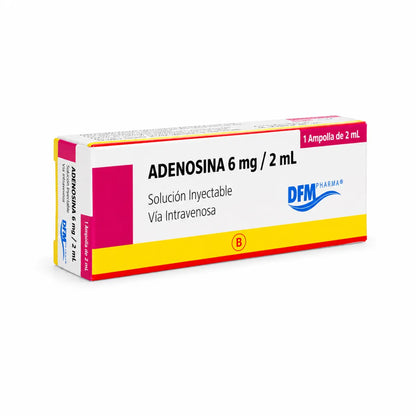 Adenosina 6 mg/2 mL Solución Inyectable DFM Pharma (x5)