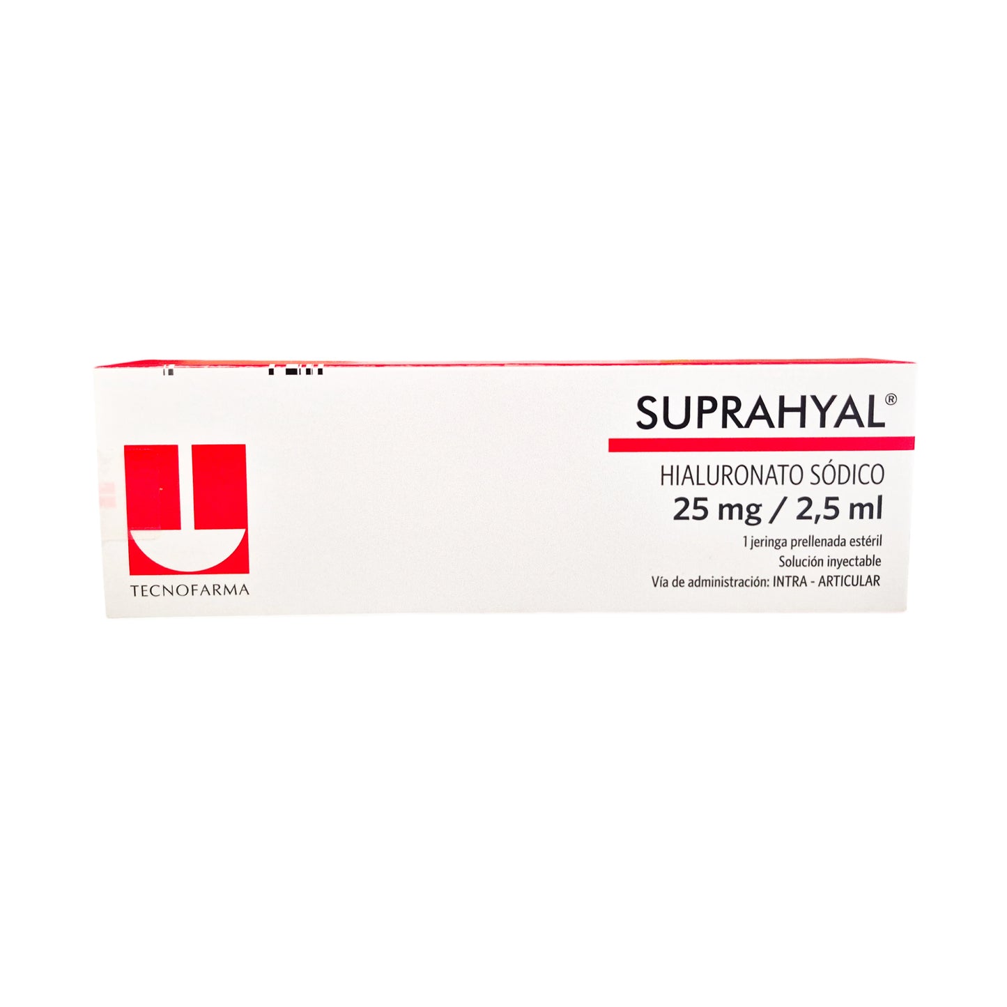 Suprahyal Hialuronato Sódico 25 mg/2.5 mL