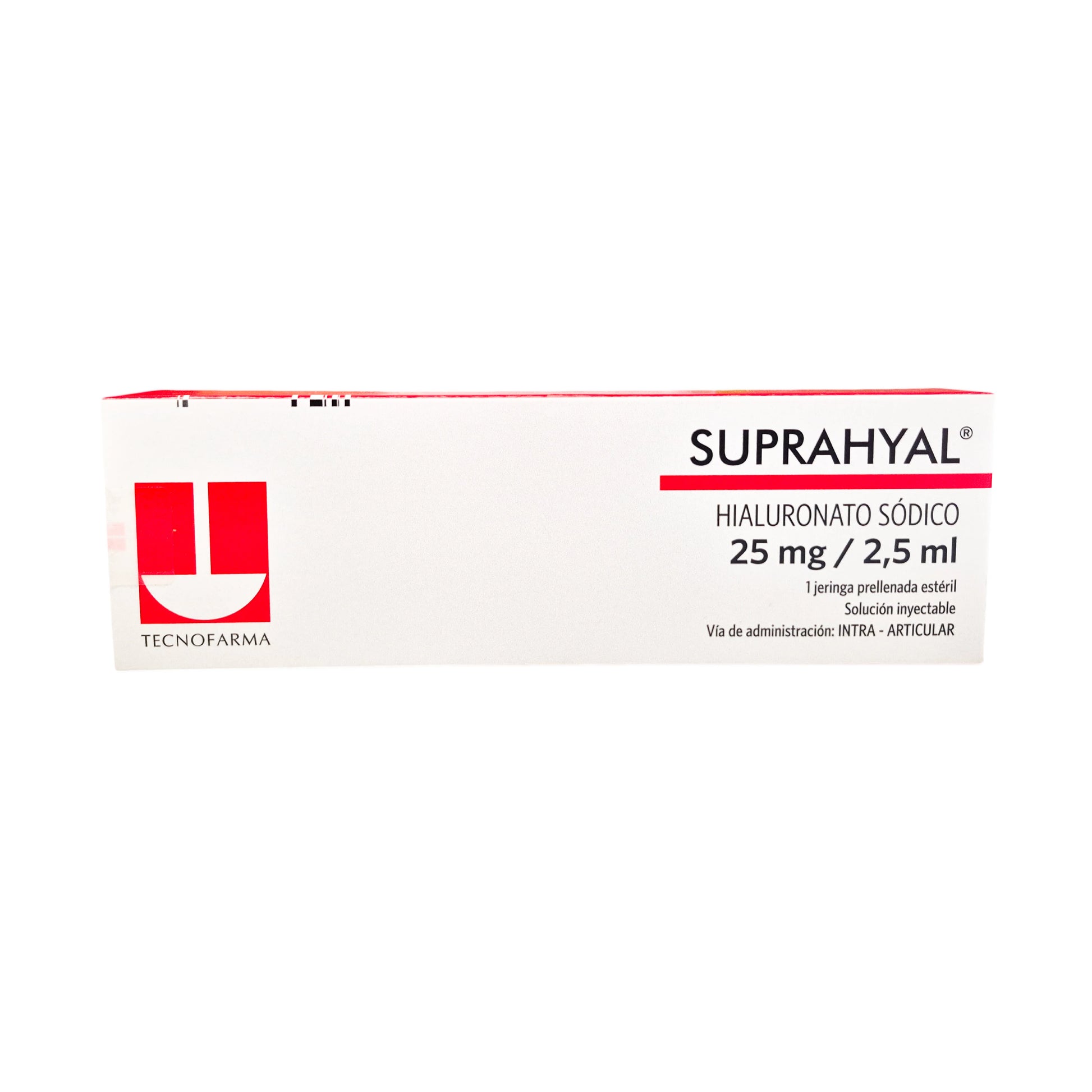 Suprahyal Hialuronato Sódico 25 mg/2.5 mL