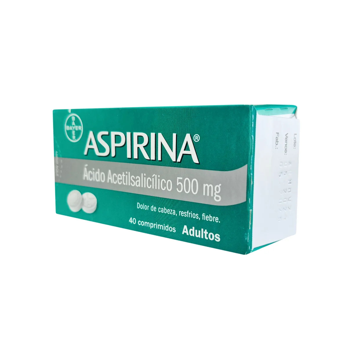 Aspirina 500 mg Comprimidos Bayer
