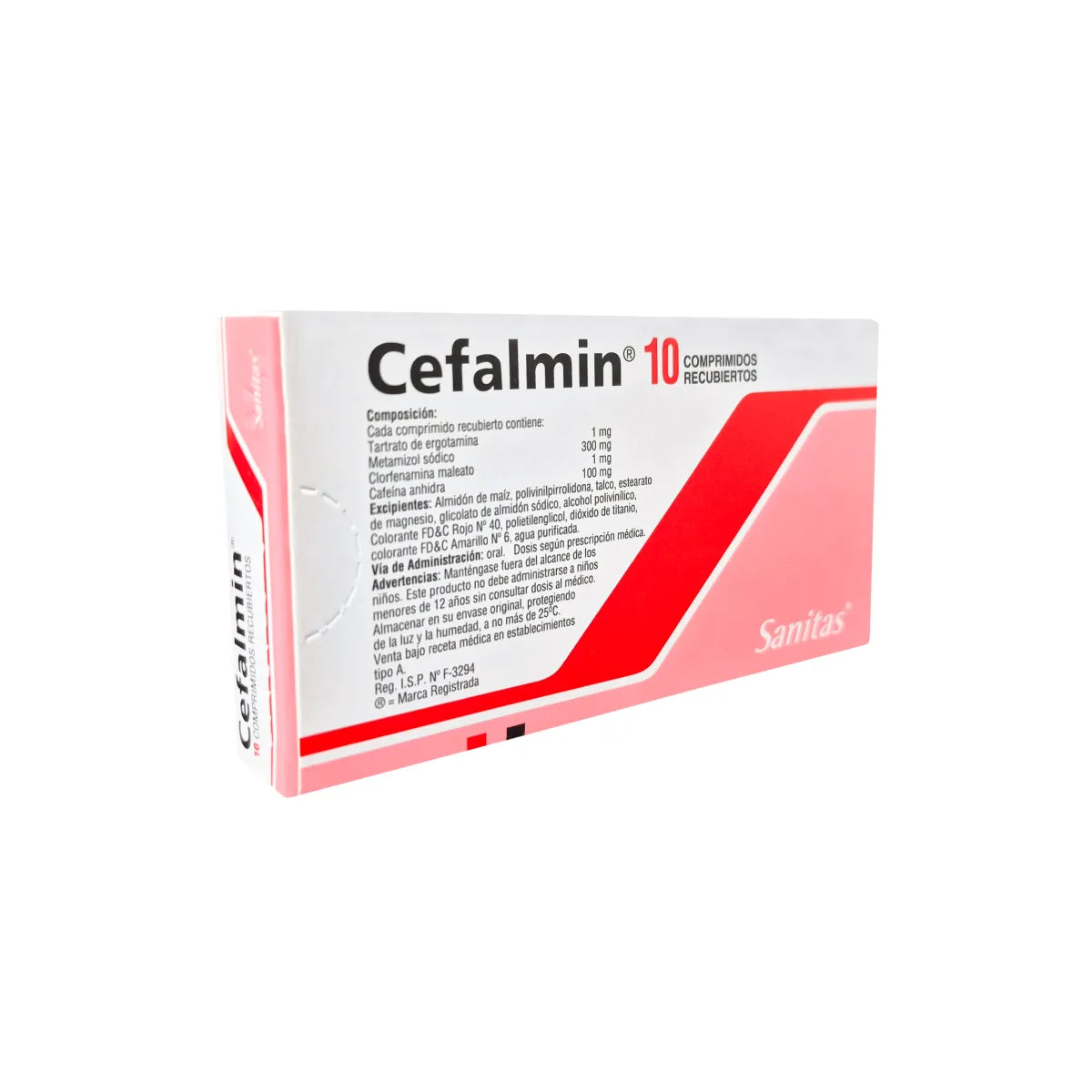 Cefalmin Comprimidos Recubiertos x10 Sanitas