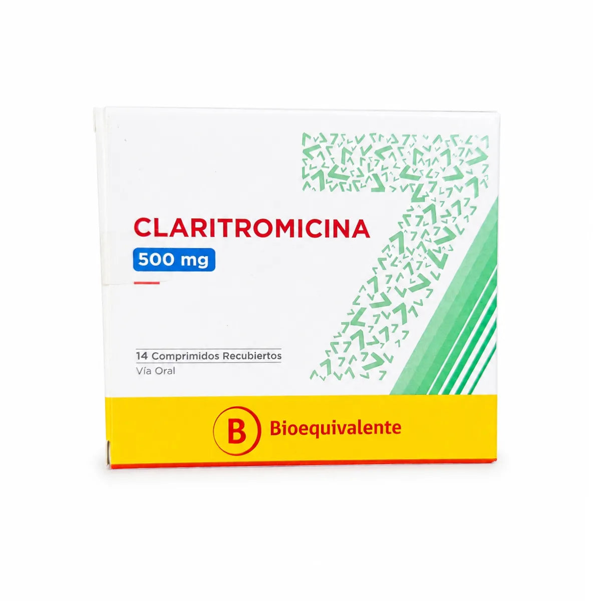 Claritromicina 500 mg Comprimidos Recubiertos Seven Pharma (x14)