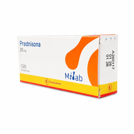 Prednisona 20 mg Mintlab