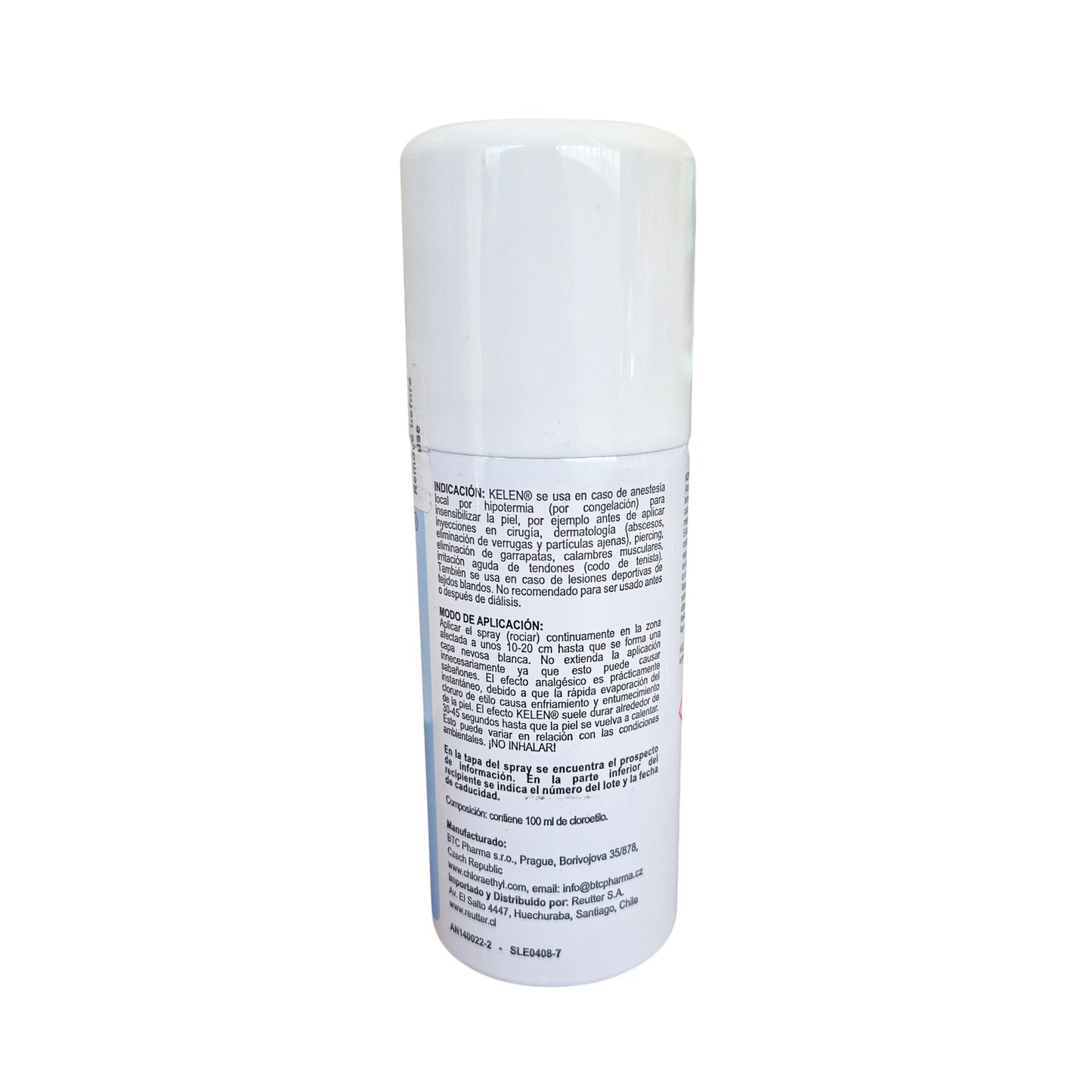 Spray Kelen Cloruro de Etilo 100 mL
