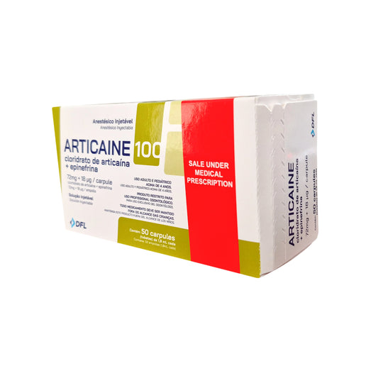 Anestesia Dental ARTICAINE 4% con Epinefrina