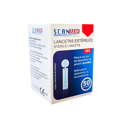 Lancetas Estériles Scanmed x50