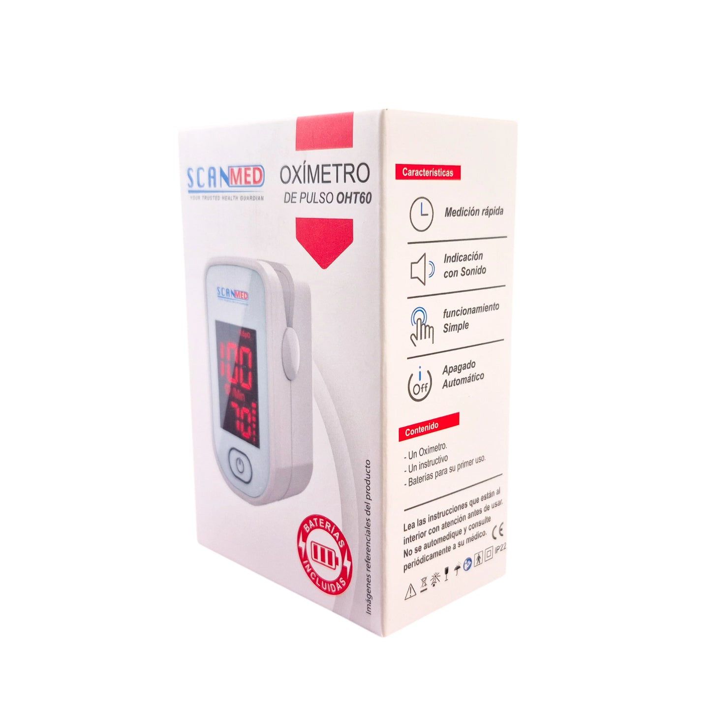 Oxímetro de Pulso Scanmed OHT60