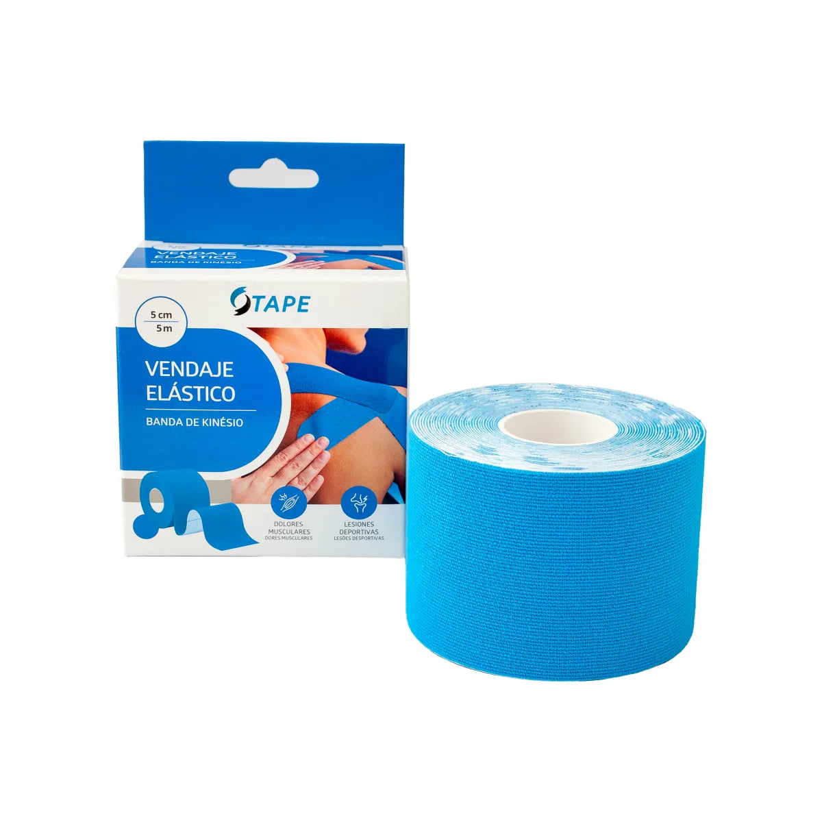 Cinta Kinesiológica Tape 5cm x 5m COLORES Unidad