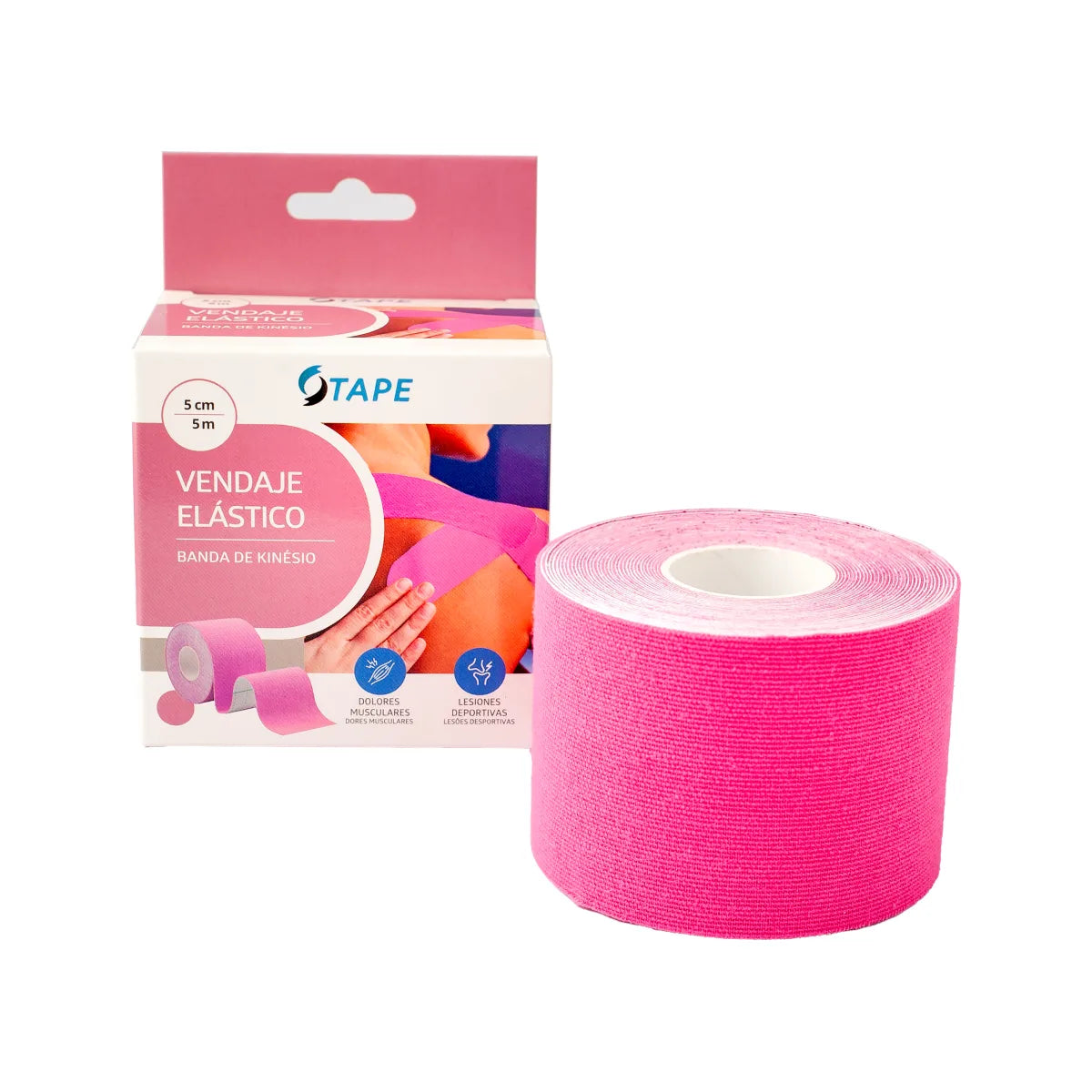 Cinta Kinesiológica Tape 5cm x 5m COLORES Unidad