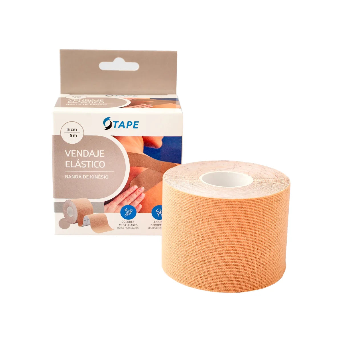Cinta Kinesiológica Tape 5cm x 5m COLORES Unidad