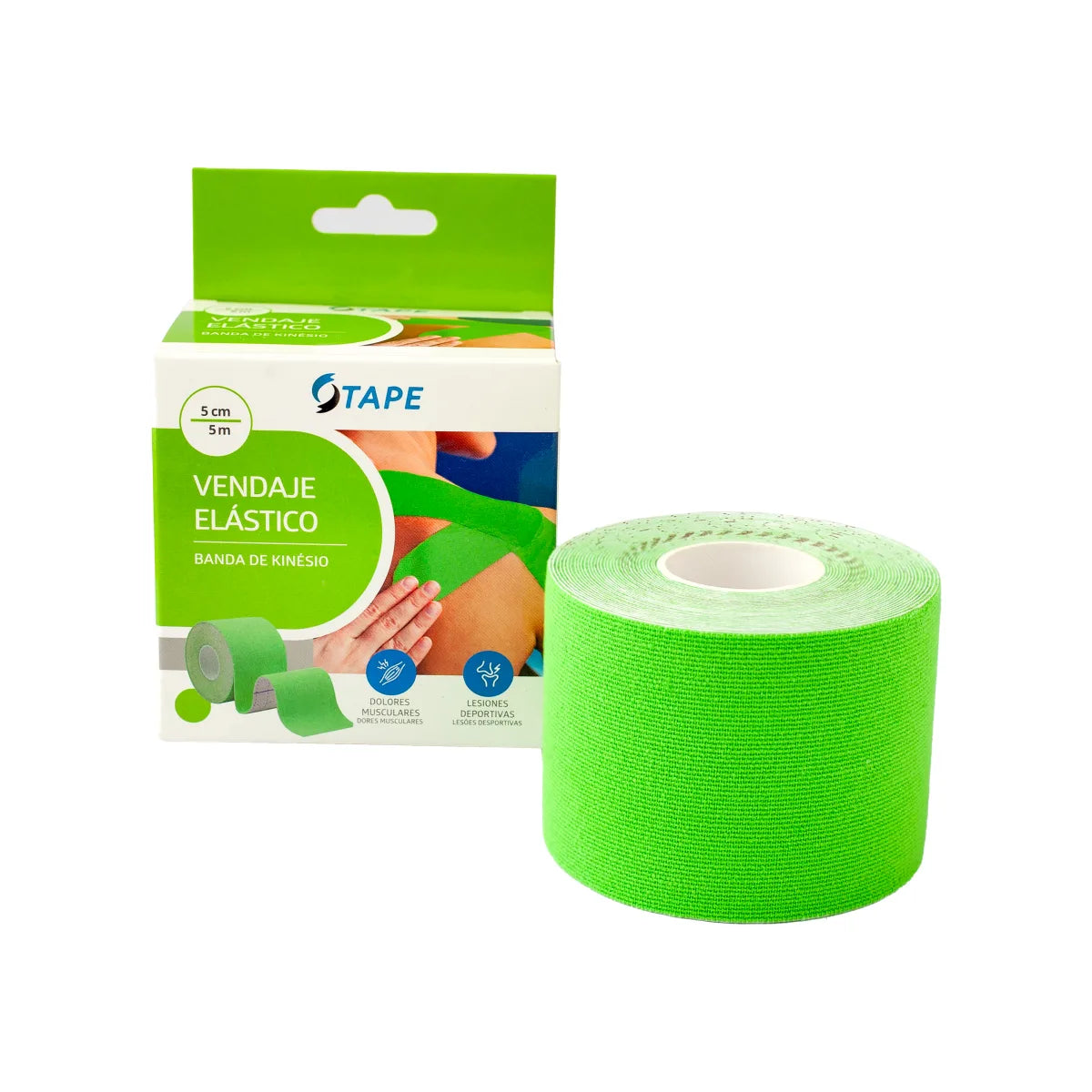 Cinta Kinesiológica Tape 5cm x 5m COLORES Unidad