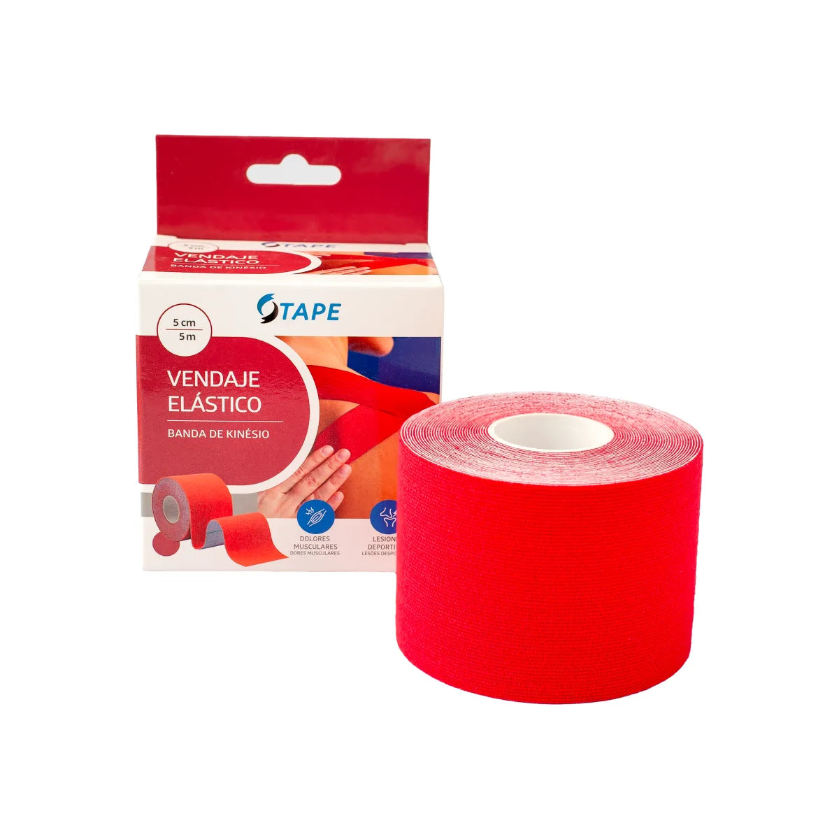Cinta Kinesiológica Tape 5cm x 5m COLORES Unidad