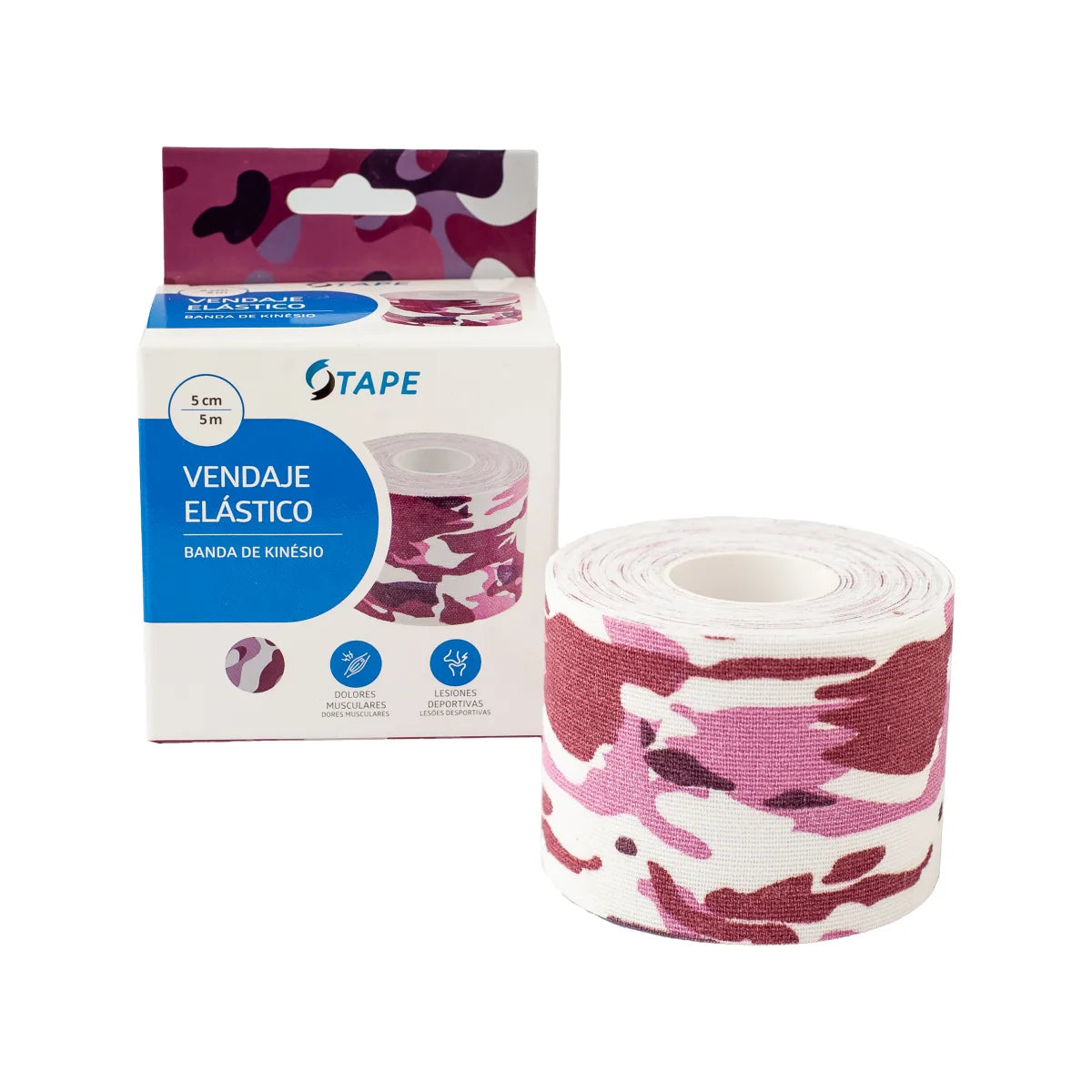 Cinta Kinesiológica Tape 5cm x 5m COLORES Unidad