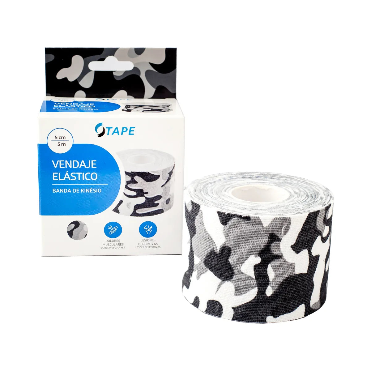 Cinta Kinesiológica Tape 5cm x 5m COLORES Unidad
