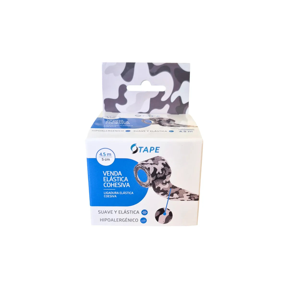Cinta Cohesiva Tape 5cm x 4m CAMO Unidad