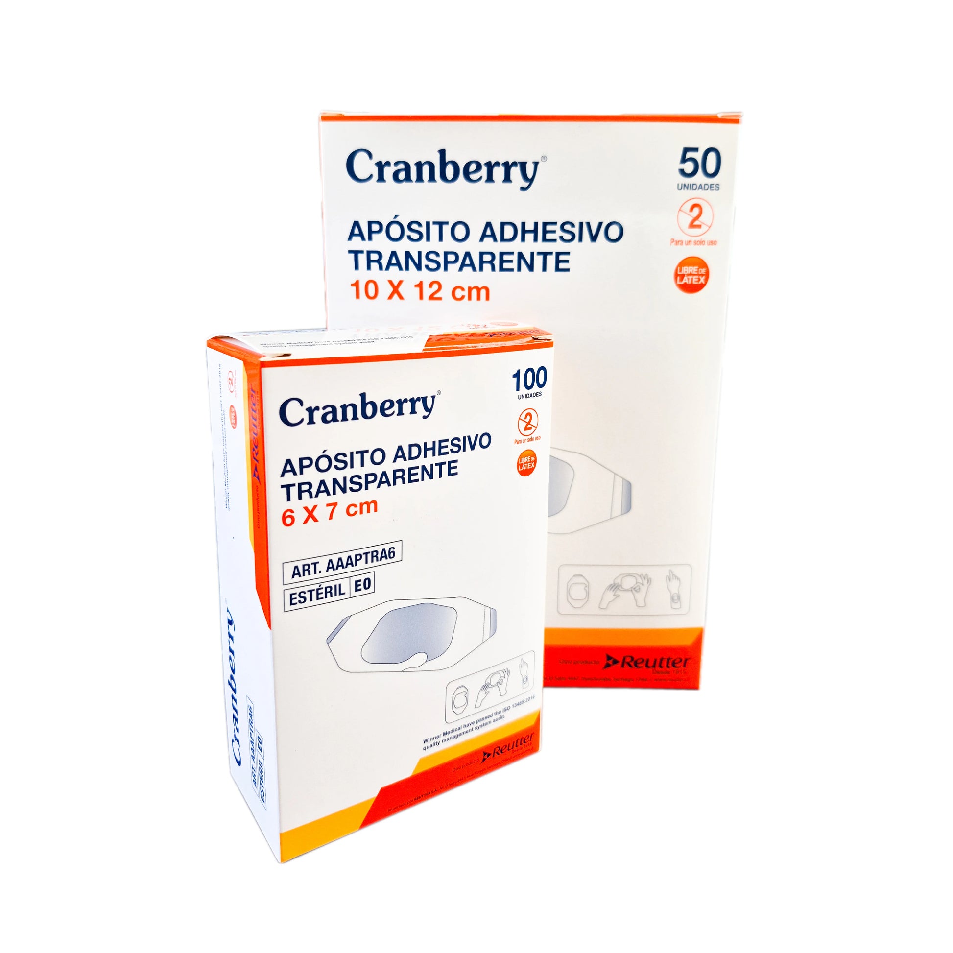 Apósito Transparente Estéril Cranberry