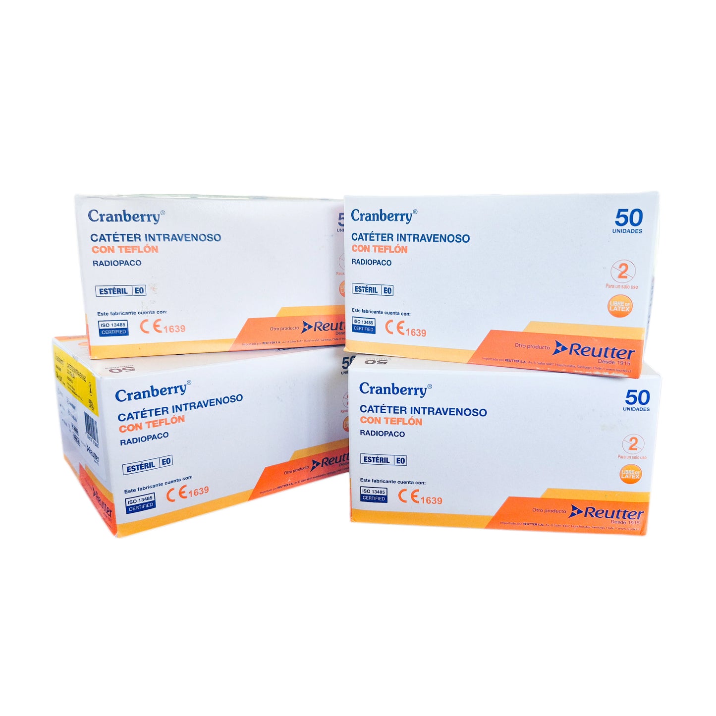 Catéter Intravenoso Periférico Estéril Cranberry x50