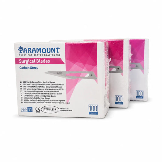Hojas de Bisturí Estériles x100 Paramount