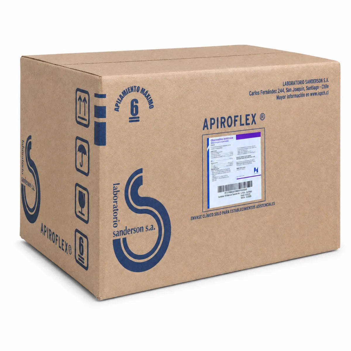 Suero Glucosalino Isotónico 500mL Inyectable x20 Fresenius Kabi