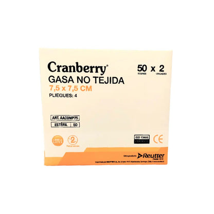 Gasa No Tejida Esteril Cranberry