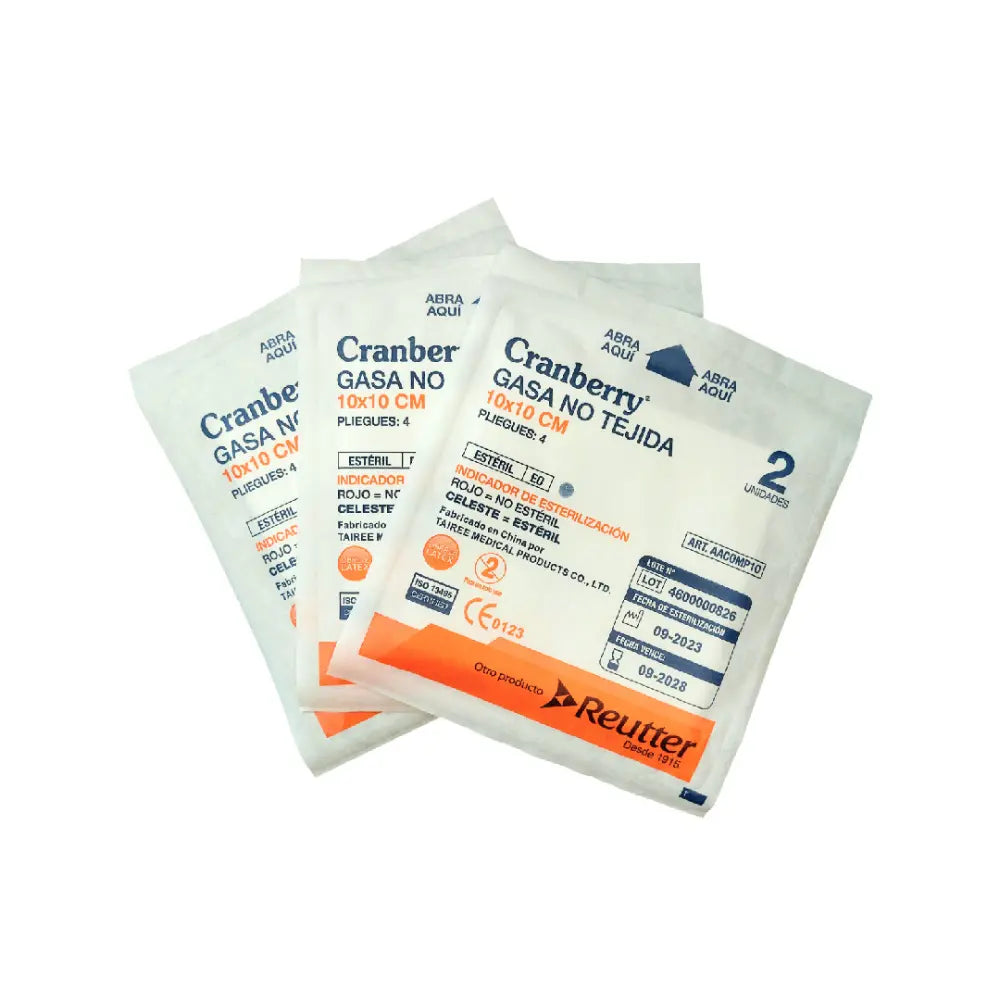 Gasa No Tejida Esteril Cranberry